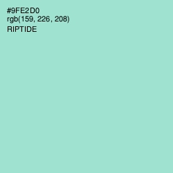 #9FE2D0 - Riptide Color Image