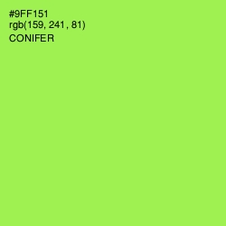#9FF151 - Conifer Color Image