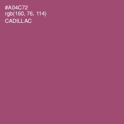 #A04C72 - Cadillac Color Image