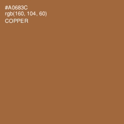 #A0683C - Copper Color Image