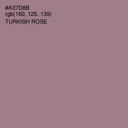 #A07D8B - Turkish Rose Color Image