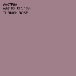 #A07F8A - Turkish Rose Color Image