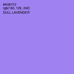 #A081F2 - Dull Lavender Color Image