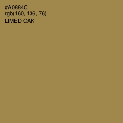 #A0884C - Limed Oak Color Image