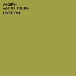 #A09F44 - Limed Oak Color Image
