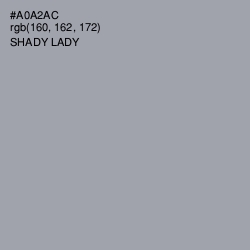#A0A2AC - Shady Lady Color Image
