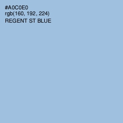 #A0C0E0 - Regent St Blue Color Image