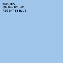 #A0C5EA - Regent St Blue Color Image