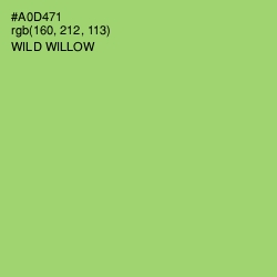 #A0D471 - Wild Willow Color Image