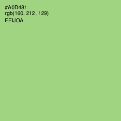 #A0D481 - Feijoa Color Image