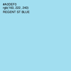 #A0DEF0 - Regent St Blue Color Image