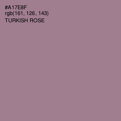 #A17E8F - Turkish Rose Color Image
