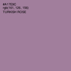 #A17E9C - Turkish Rose Color Image