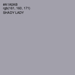 #A1A0AB - Shady Lady Color Image