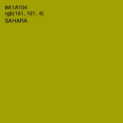 #A1A104 - Sahara Color Image
