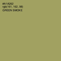 #A1A262 - Green Smoke Color Image