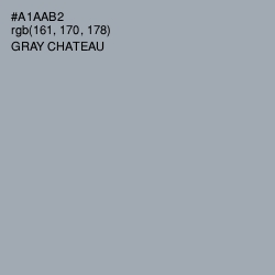 #A1AAB2 - Gray Chateau Color Image