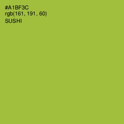 #A1BF3C - Sushi Color Image