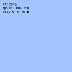 #A1C3FE - Regent St Blue Color Image