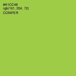 #A1CC48 - Conifer Color Image