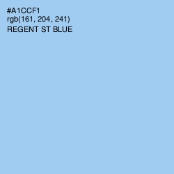 #A1CCF1 - Regent St Blue Color Image