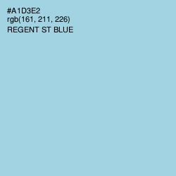 #A1D3E2 - Regent St Blue Color Image