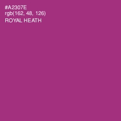 #A2307E - Royal Heath Color Image