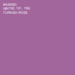 #A2659C - Turkish Rose Color Image