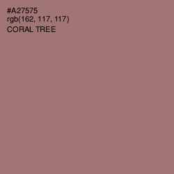 #A27575 - Coral Tree Color Image