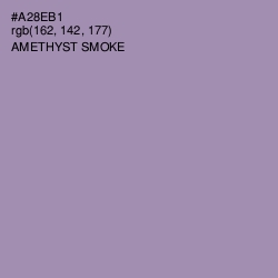 #A28EB1 - Amethyst Smoke Color Image