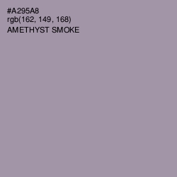 #A295A8 - Amethyst Smoke Color Image