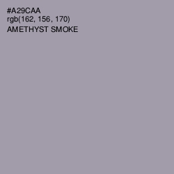 #A29CAA - Amethyst Smoke Color Image