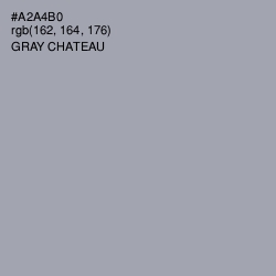 #A2A4B0 - Gray Chateau Color Image