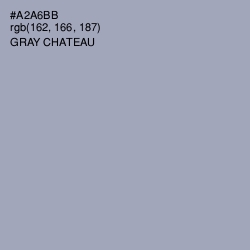#A2A6BB - Gray Chateau Color Image