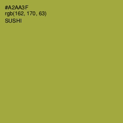 #A2AA3F - Sushi Color Image