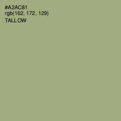 #A2AC81 - Tallow Color Image