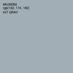 #A2AEB6 - Hit Gray Color Image