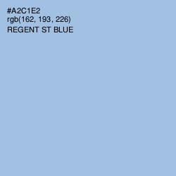#A2C1E2 - Regent St Blue Color Image