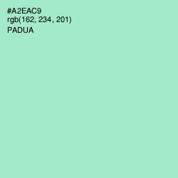 #A2EAC9 - Padua Color Image