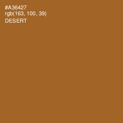 #A36427 - Desert Color Image