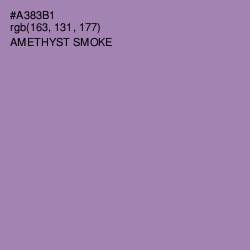 #A383B1 - Amethyst Smoke Color Image