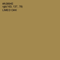 #A3894E - Limed Oak Color Image