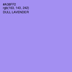 #A38FF2 - Dull Lavender Color Image