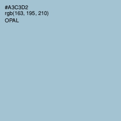 #A3C3D2 - Opal Color Image