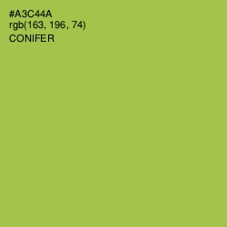 #A3C44A - Conifer Color Image