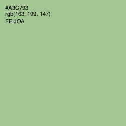 #A3C793 - Feijoa Color Image