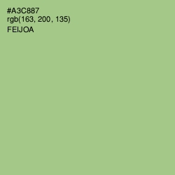 #A3C887 - Feijoa Color Image