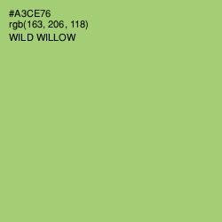#A3CE76 - Wild Willow Color Image