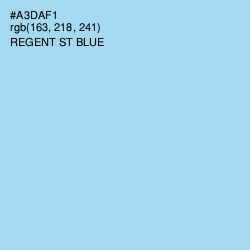 #A3DAF1 - Regent St Blue Color Image