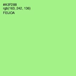 #A3F288 - Feijoa Color Image